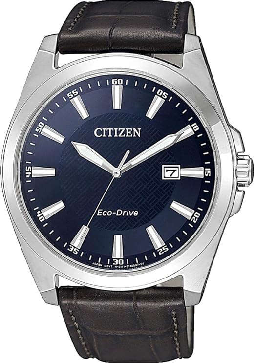 Die solarbetriebene Designer Uhr Citizen Eco-Drive BM7108-22L für Herren mit blauem Zifferblatt