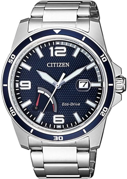 Die solarbetriebene Designer Uhr Citizen Eco-Drive AW7037-82L Marine für Herren mit schwarzem Zifferblatt