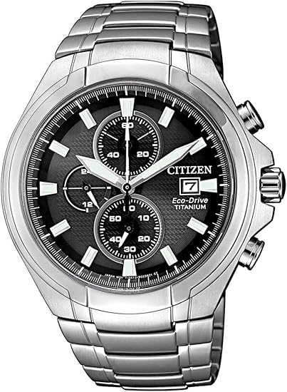 Die solarbetriebene Designer Uhr Citizen Eco-Drive CA0700-86E für Herren mit schwarzem Zifferblatt