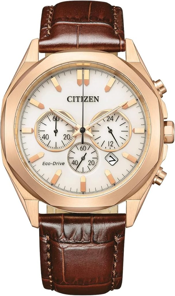 Die solarbetriebene Designer Uhr Citizen Eco-Drive CA4593-15A für Herren mit weißem Zifferblatt