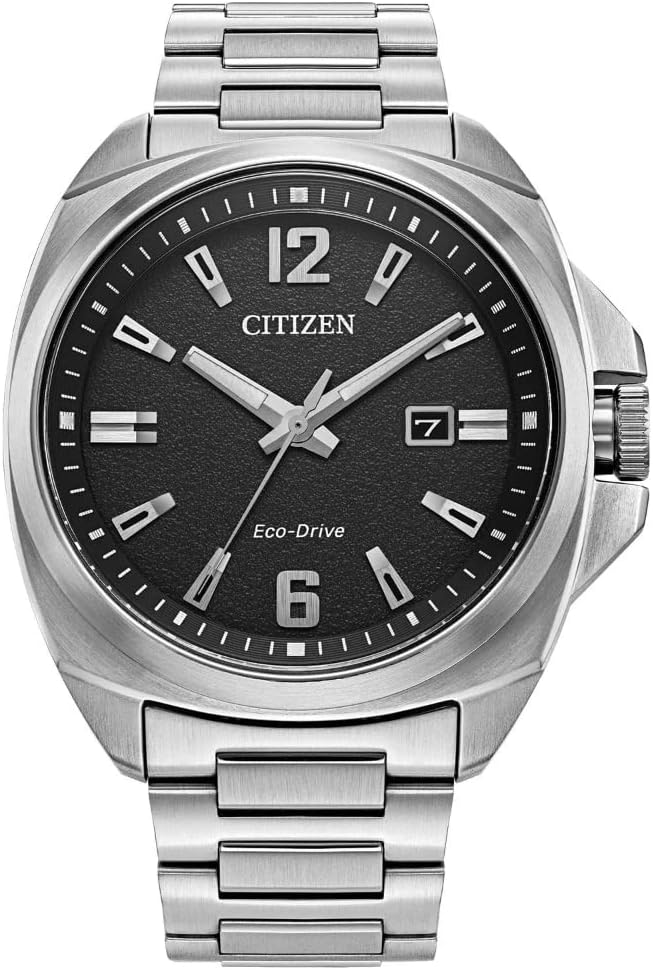 Die solarbetriebene Designer Uhr Citizen Eco-Drive Endicott AW1720-51E für Herren mit schwarzem Zifferblatt