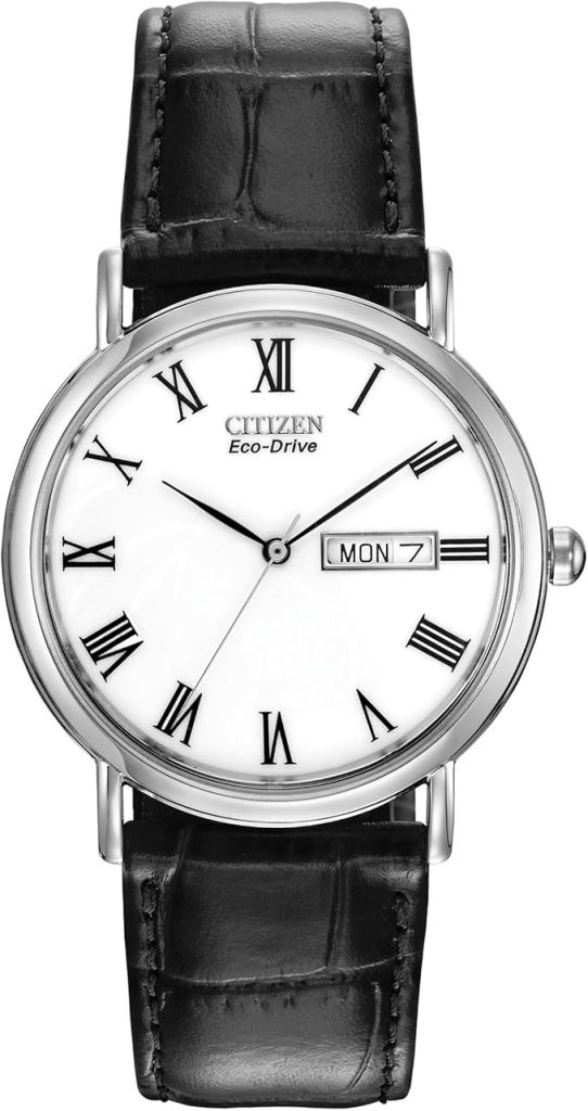 Die solarbetriebene Designer Uhr CITIZEN Eco-Drive BM8240-11A für Herren mit weißem Zifferblatt