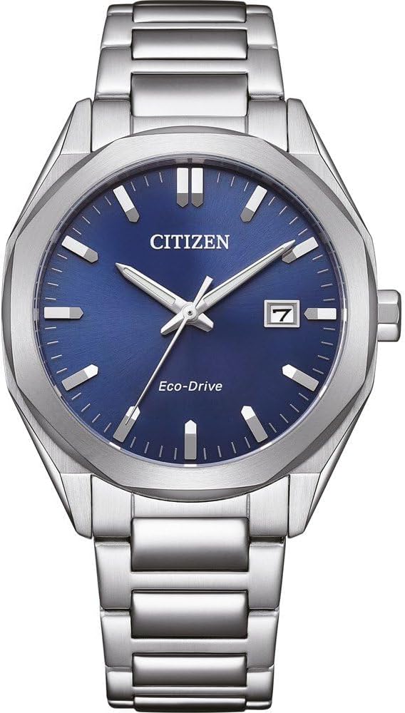 Die solarbetriebene Designer Uhr Citizen Eco-Drive BM7620-83L für Herren mit blauem Zifferblatt