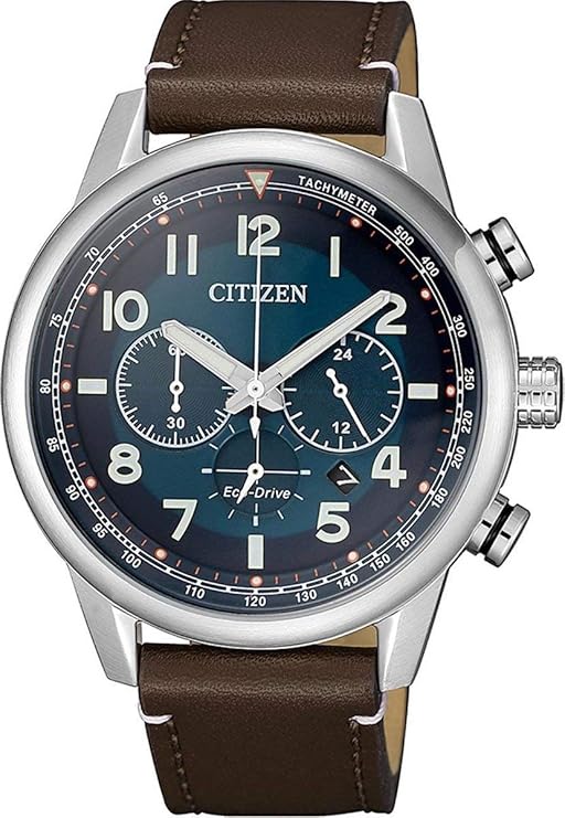 Die solarbetriebene Designer Uhr Citizen Eco-Drive CA4420-13L für Herren mit blauem Zifferblatt