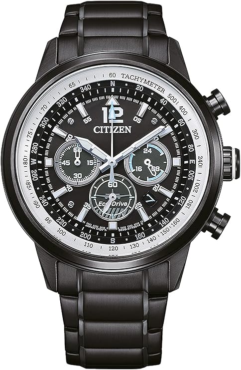 Die solarbetriebene Designer Uhr Citizen Eco-Drive CA4475-89E für Herren mit schwarzem Zifferblatt