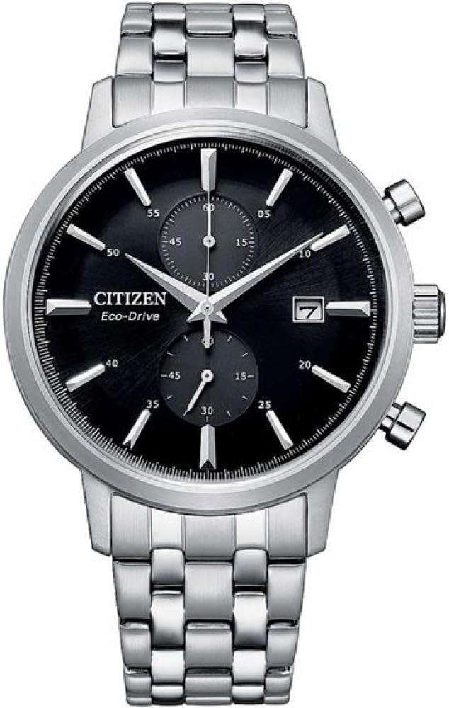 Die solarbetriebene Designer Uhr Citizen Eco-Drive CA7060-88E für Herren mit schwarzem Zifferblatt