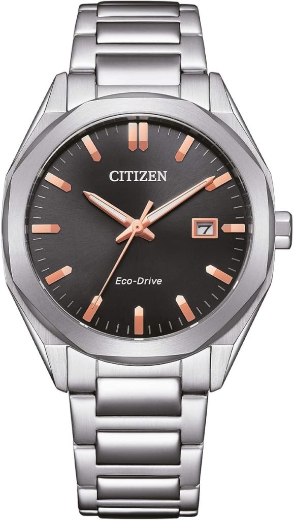 Die solarbetriebene Designer Uhr Citizen Eco-Drive Metropolitan BM7620-83E für Herren mit schwarzem Zifferblatt