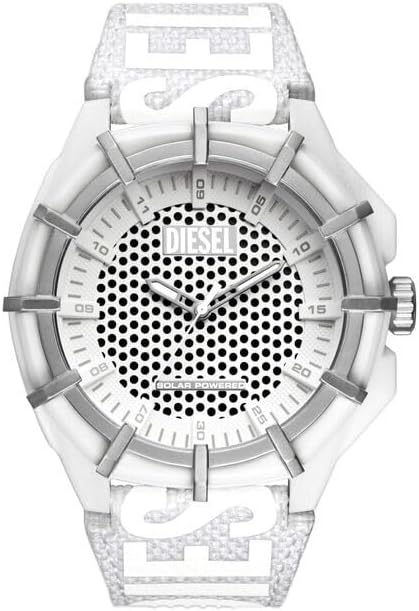 Die solarbetriebene Designer Uhr Diesel DZ4664 für Herren mit Zifferblatt in schwarz weiß