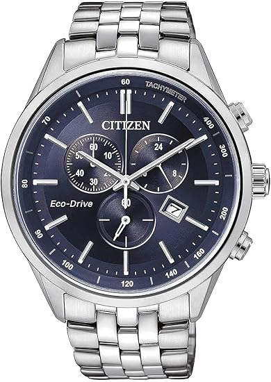 Die solarbetriebene Designer Uhr Citizen Eco-Drive AT2141-52L für Herren mit blauem Zifferblatt