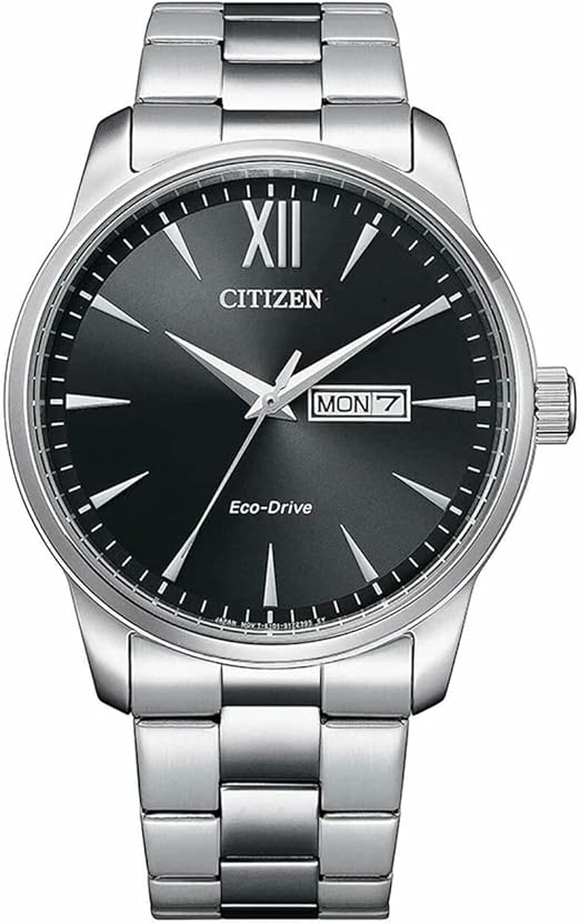 Die solarbetriebene Designer Uhr Citizen Eco-Drive BM8550-81EE für Herren mit schwarzem Zifferblatt