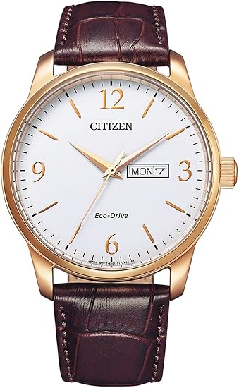 Die solarbetriebene Designer Uhr Citizen Eco-Drive BM8553-16AE für Herren mit weißem Zifferblatt