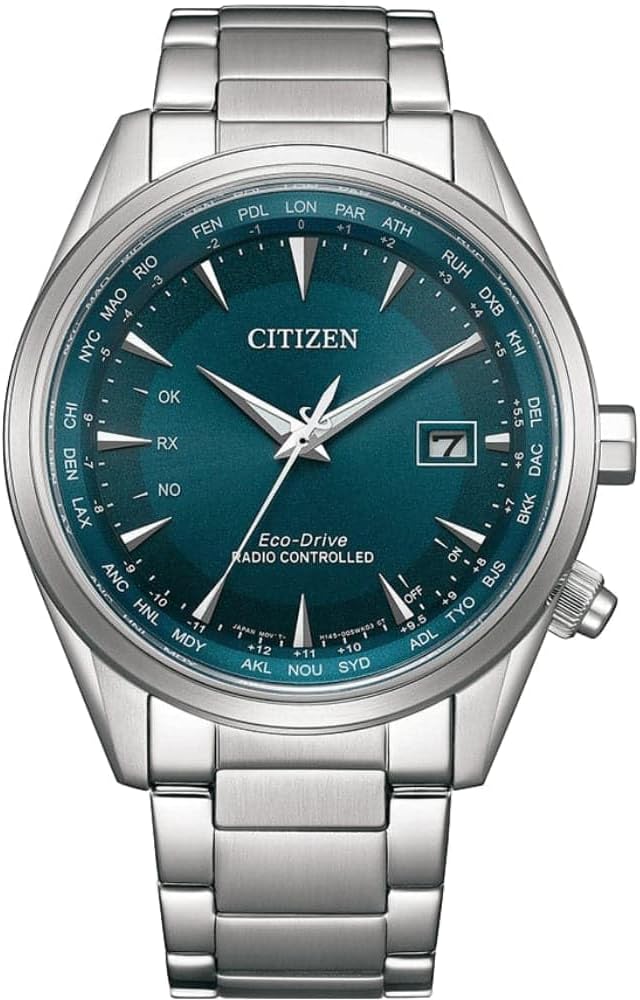 Die solarbetriebene Designer Uhr Citizen Eco-Drive CB0270-87L für Herren mit grünem Zifferblatt