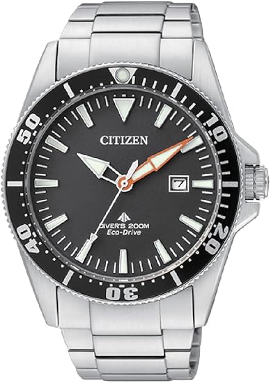 Die solarbetriebene Designer Uhr Citizen Eco-Drive Promaster Diver BN0100-51E mit schwarzem Zifferblatt