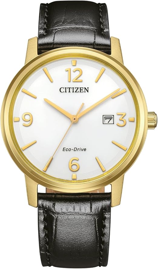 Die solarbetriebene Designer Uhr Citizen Eco-Drive BM6756-01A für Herren mit weißem Zifferblatt