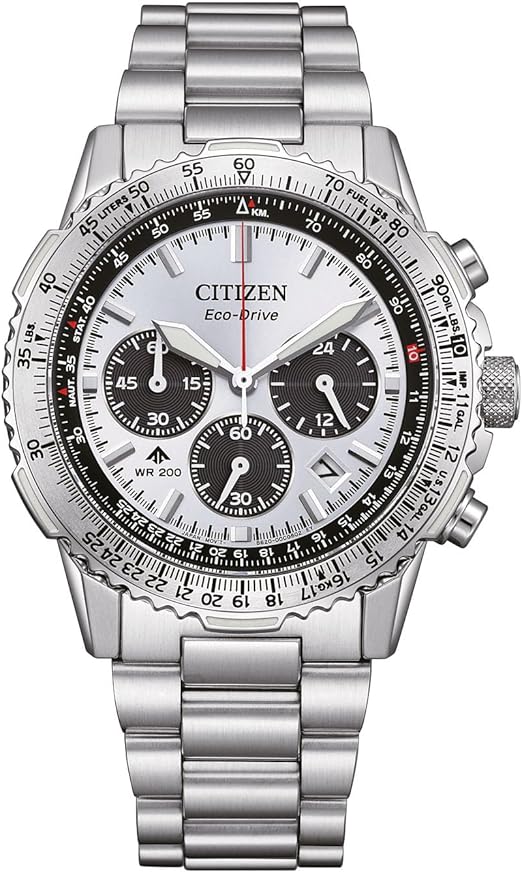 Die solarbetriebene Designer Uhr Citizen Promaster Air Navihawk CA4660-61A für Herren mit schwarz-grauem Zifferblatt