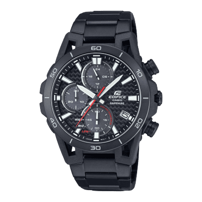 Die solarbetriebene Designer Uhr Casio Edifice Sospensione EFS-S640DC-1AVUEF für Herren mit drei Totalisatoren