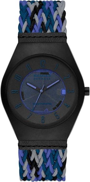 Die solarbetriebene Designer Uhr Skagen Grenen Samsø Series SKW6871 für Herren mit dunkelblauem Zifferblatt