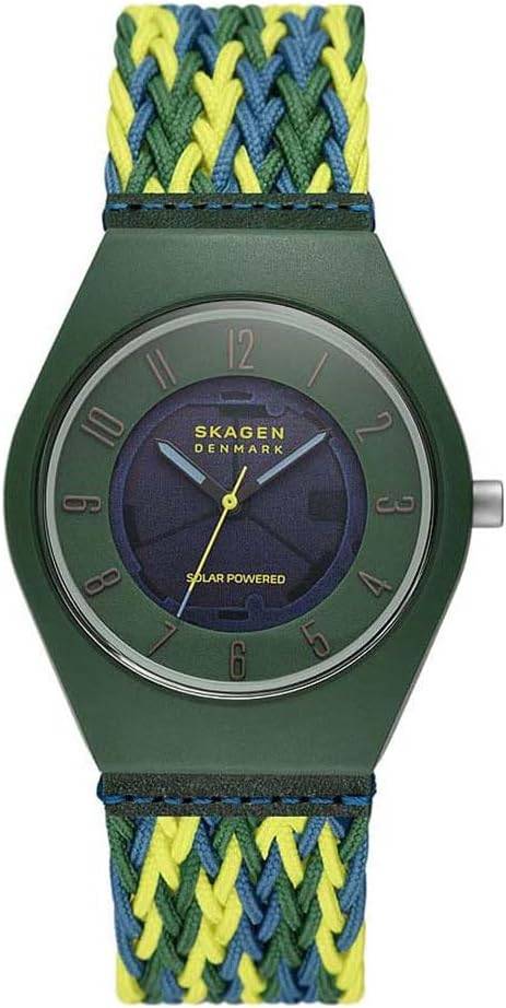 Die solarbetriebene Designer Uhr Skagen Samsø Series SKW6881 für Herren mit violettem Zifferblatt