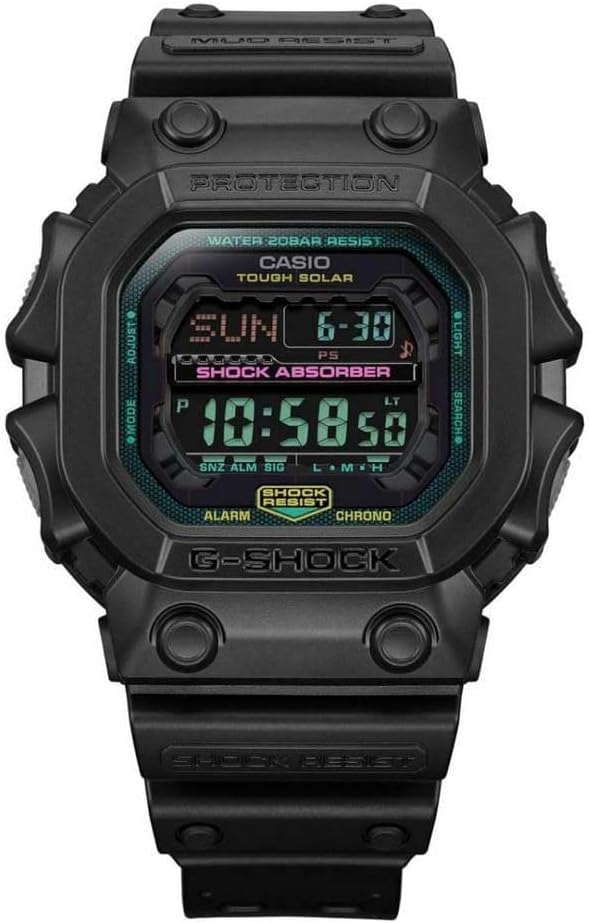 Die solarbetriebene Designer Uhr Casio G-Shock GX-56MF-1ER für Herren mit Digitalanzeige