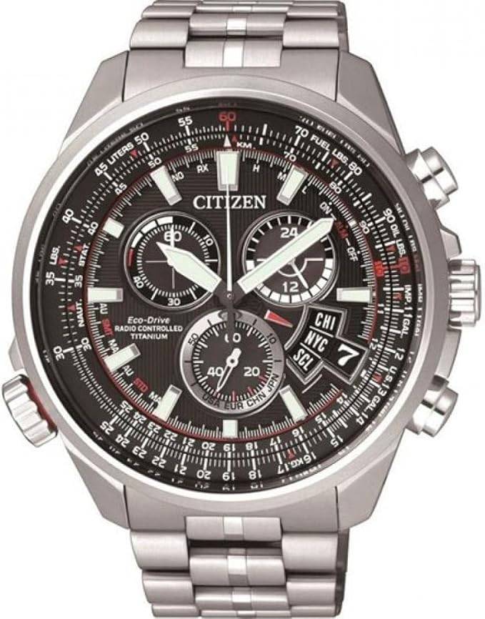 Die solarbetriebene Designer Uhr Citizen Promaster Skyhawk BY0120-54E für Herren mit schwarzem Zifferblatt