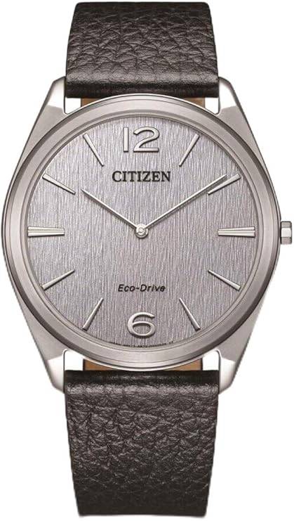 Die solarbetriebene Designer Uhr Citizen Eco-Drive Suratto AR3120-16A für Herren mit silberfarbenem Zifferblatt