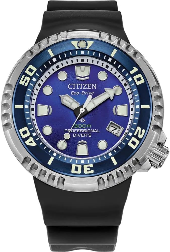 Die solarbetriebene Designer Uhr Citizen Eco-Drive Promaster Diver BN1025-08L für Herren mit blauem Zifferblatt