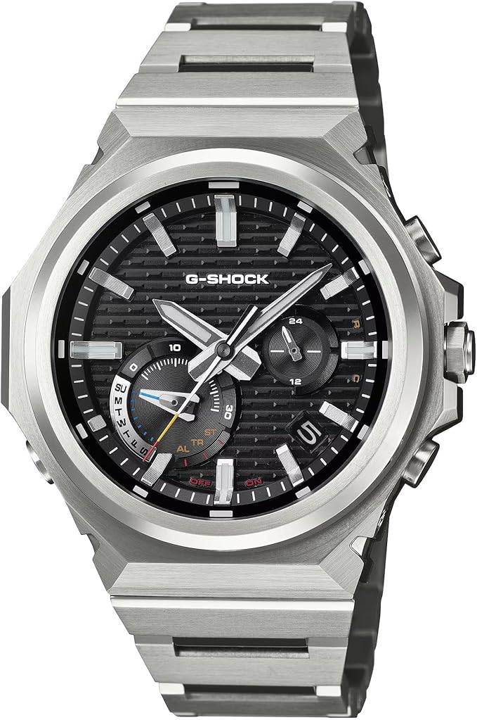 Die solarbetriebene Designer Uhr Casio G-SHOCK G-Steel GST-B1000D-1AER für Herren mit schwarzem Zifferblatt