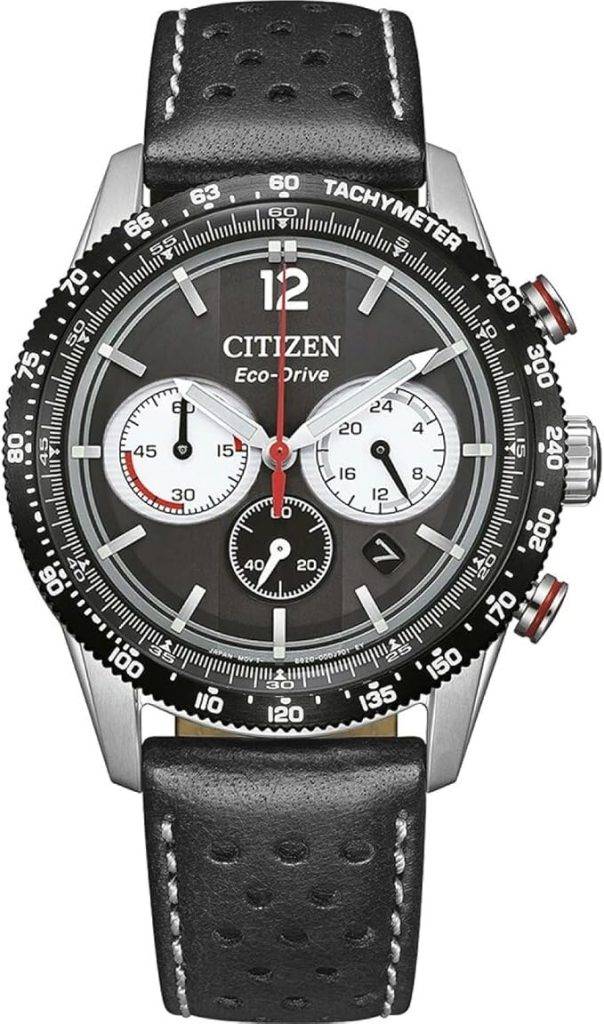 Die solarbetriebene Designer Uhr Citizen Eco-Drive CA4717-06E für Herren mit schwarzem Zifferblatt