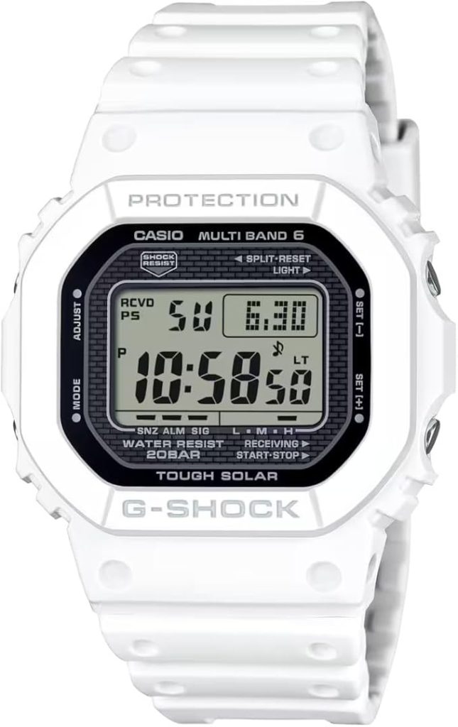 Die solarbetriebene Designer Uhr Casio G-Shock GW-5000HS-7ER für Herren mit digitalem Zifferblatt