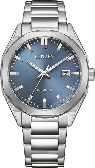 Die solarbetriebene Designer Uhr Citizen Eco-Drive BM7620-83M für Herren mit blauem Zifferblatt