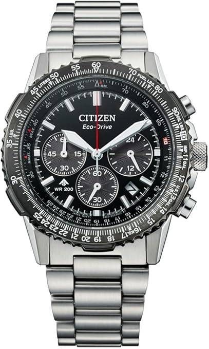 Die solarbetriebene Designer Uhr Citizen Eco-Drive CA4664-60E für Herren mit schwarzem Zifferblatt