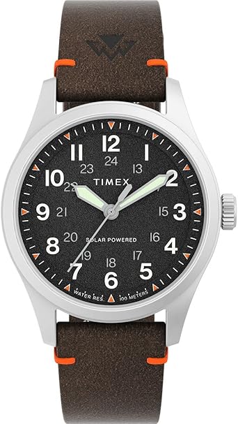 Die solarbetriebene Designer Uhr Timex Expedition North Field TW2V64200 für Herren mit schwarzem Zifferblatt