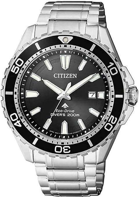 Die solarbetriebene Designer Uhr Citizen Promaster BN0190-82E für Herren mit schwarzem Zifferblatt